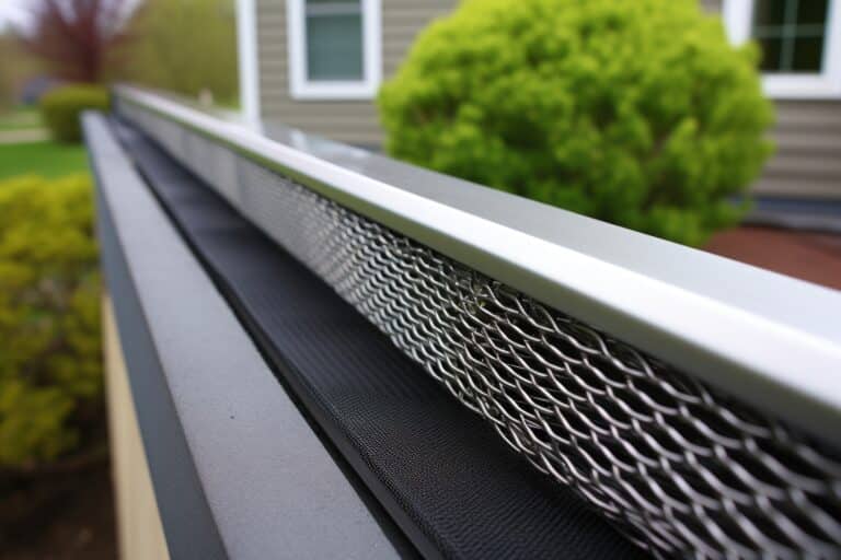 stainless steel mesh gutter guard to prevent clogs